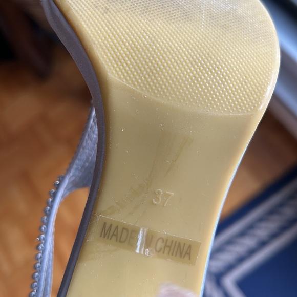 KISS KISS silver heels with crystals size 37 - Picture 5 of 12